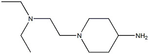 1-[2-(diethylamino)ethyl]piperidin-4-amine 结构式