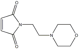 1-[2-(morpholin-4-yl)ethyl]-2,5-dihydro-1H-pyrrole-2,5-dione 结构式