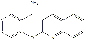 1-[2-(quinolin-2-yloxy)phenyl]methanamine 结构式