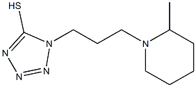 1-[3-(2-methylpiperidin-1-yl)propyl]-1H-1,2,3,4-tetrazole-5-thiol 结构式