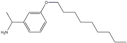 1-[3-(nonyloxy)phenyl]ethan-1-amine 结构式