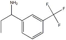 1-[3-(trifluoromethyl)phenyl]propan-1-amine 结构式