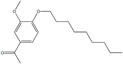 1-[3-methoxy-4-(nonyloxy)phenyl]ethan-1-one 结构式