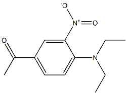 1-[4-(diethylamino)-3-nitrophenyl]ethan-1-one 结构式