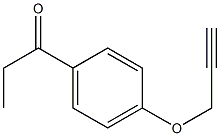 1-[4-(prop-2-ynyloxy)phenyl]propan-1-one 结构式