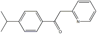 1-[4-(propan-2-yl)phenyl]-2-(pyridin-2-yl)ethan-1-one 结构式