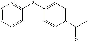 1-[4-(pyridin-2-ylsulfanyl)phenyl]ethan-1-one 结构式