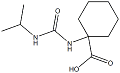 1-{[(isopropylamino)carbonyl]amino}cyclohexanecarboxylic acid 结构式