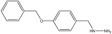 1-{[4-(benzyloxy)phenyl]methyl}hydrazine 结构式