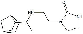1-{2-[(1-{bicyclo[2.2.1]heptan-2-yl}ethyl)amino]ethyl}imidazolidin-2-one 结构式