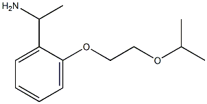 1-{2-[2-(propan-2-yloxy)ethoxy]phenyl}ethan-1-amine 结构式