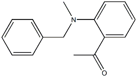 1-{2-[benzyl(methyl)amino]phenyl}ethan-1-one 结构式