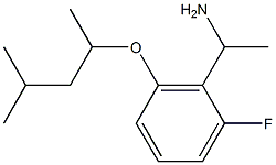 1-{2-fluoro-6-[(4-methylpentan-2-yl)oxy]phenyl}ethan-1-amine 结构式