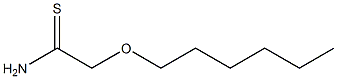 2-(hexyloxy)ethanethioamide 结构式