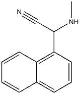 2-(methylamino)-2-(naphthalen-1-yl)acetonitrile 结构式