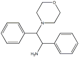 2-(morpholin-4-yl)-1,2-diphenylethan-1-amine 结构式