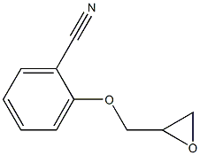 2-[(噁丙环-2-基)甲氧基]苯甲腈 结构式