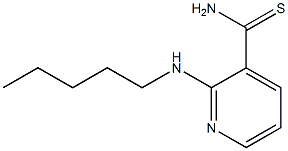 2-(pentylamino)pyridine-3-carbothioamide 结构式