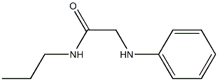 2-(phenylamino)-N-propylacetamide 结构式