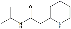 2-(piperidin-2-yl)-N-(propan-2-yl)acetamide 结构式