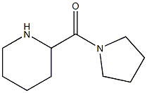 2-(pyrrolidin-1-ylcarbonyl)piperidine 结构式