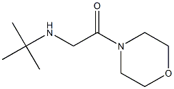 2-(tert-butylamino)-1-(morpholin-4-yl)ethan-1-one 结构式