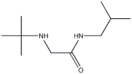 2-(tert-butylamino)-N-(2-methylpropyl)acetamide 结构式