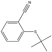 2-(tert-butylsulfanyl)benzonitrile 结构式