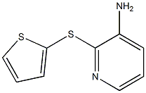 2-(thiophen-2-ylsulfanyl)pyridin-3-amine 结构式