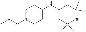 2,2,6,6-tetramethyl-N-(1-propylpiperidin-4-yl)piperidin-4-amine 结构式