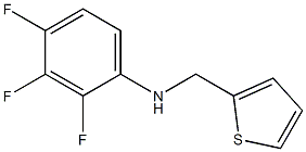 2,3,4-trifluoro-N-(thiophen-2-ylmethyl)aniline 结构式