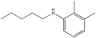 2,3-dimethyl-N-pentylaniline 结构式