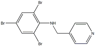 2,4,6-tribromo-N-(pyridin-4-ylmethyl)aniline 结构式