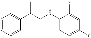 2,4-difluoro-N-(2-phenylpropyl)aniline 结构式