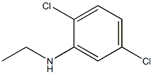 2,5-dichloro-N-ethylaniline 结构式