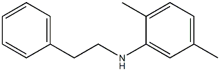 2,5-dimethyl-N-(2-phenylethyl)aniline 结构式