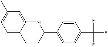 2,5-dimethyl-N-{1-[4-(trifluoromethyl)phenyl]ethyl}aniline 结构式