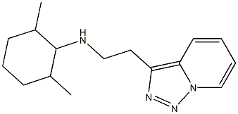 2,6-dimethyl-N-(2-{[1,2,4]triazolo[3,4-a]pyridin-3-yl}ethyl)cyclohexan-1-amine 结构式