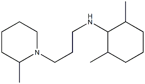 2,6-dimethyl-N-[3-(2-methylpiperidin-1-yl)propyl]cyclohexan-1-amine 结构式