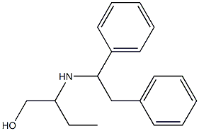 2-[(1,2-diphenylethyl)amino]butan-1-ol 结构式