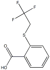2-[(2,2,2-trifluoroethyl)thio]benzoic acid 结构式