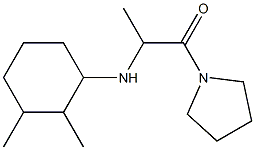 2-[(2,3-dimethylcyclohexyl)amino]-1-(pyrrolidin-1-yl)propan-1-one 结构式