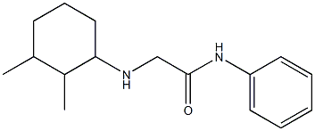 2-[(2,3-dimethylcyclohexyl)amino]-N-phenylacetamide 结构式