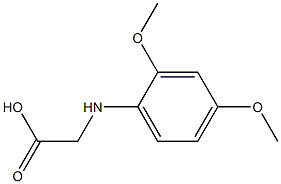 2-[(2,4-dimethoxyphenyl)amino]acetic acid 结构式