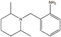 2-[(2,6-dimethylpiperidin-1-yl)methyl]aniline 结构式