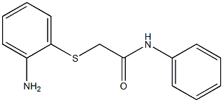 2-[(2-aminophenyl)thio]-N-phenylacetamide 结构式