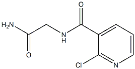 2-[(2-chloropyridin-3-yl)formamido]acetamide 结构式