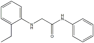 2-[(2-ethylphenyl)amino]-N-phenylacetamide 结构式