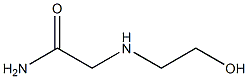 2-[(2-hydroxyethyl)amino]acetamide 结构式