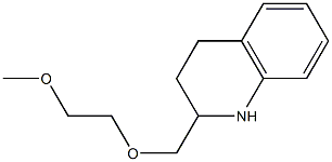 2-[(2-methoxyethoxy)methyl]-1,2,3,4-tetrahydroquinoline 结构式